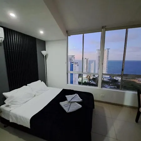 Apto Con Vista Al Mar Y Cerca A Todo En * Cartagena