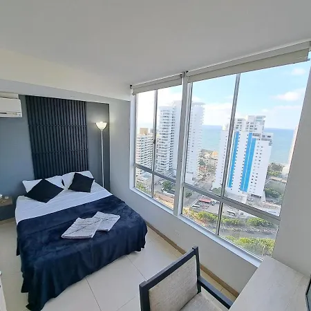 Apto Con Vista Al Mar Y Cerca A Todo En Apartamento