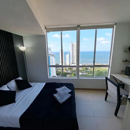 Apartamento Apto Con Vista Al Mar Y Cerca A Todo En